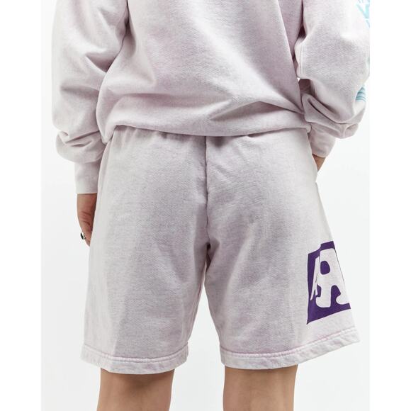 Vans Vault x Aries Pink and White Bleached Acid Wash Fleece Shorts Size Large - Picture 4 of 15